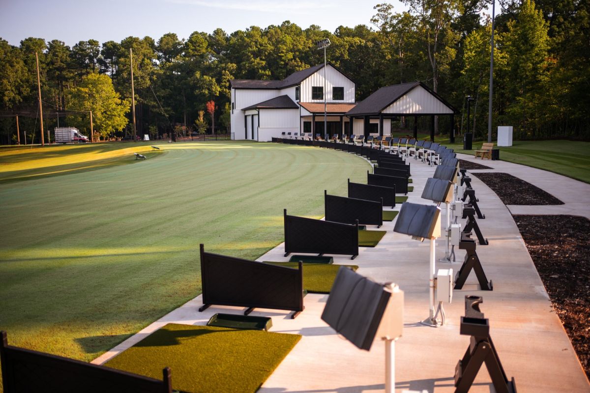 Driving Range at TriGolf